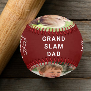 Best Dad Photos Burgundy Baseball
