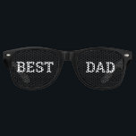 BEST DAD retro Shades / Fun Party Sunglasses<br><div class="desc">Party Sunglasses: Classic retro party shades with text "BEST DAD" - fun fashion,  fathers day,  party,  secret Santa,  office celebrations / night out</div>