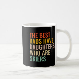 Best Dad Skier Daughter Funny Girls Ski Skiing Lov Coffee Mug