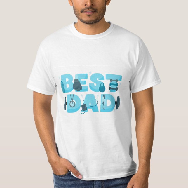 'Best Dad'  T-shirt for men (Front)