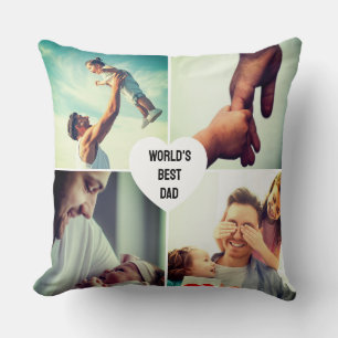 Best Dad Throw Pillow