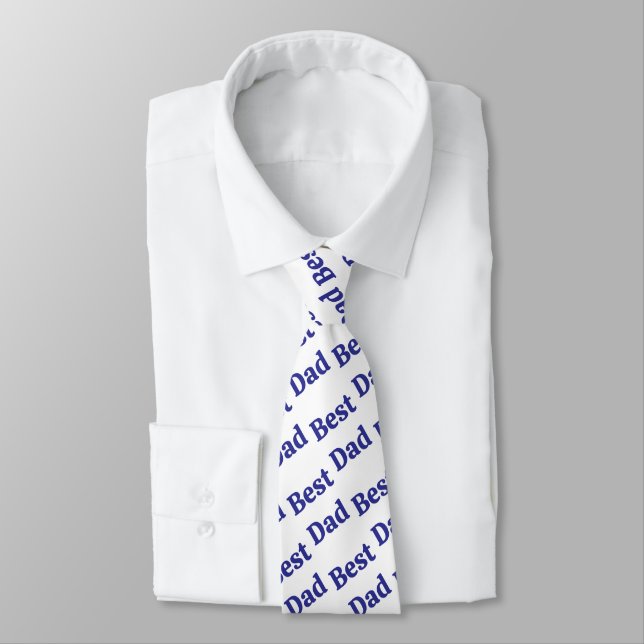 Best Dad tie (Tied)