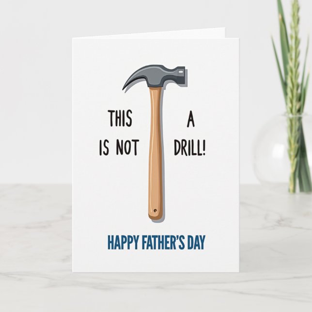 Best Dad Tool Fathers Day Card (Front)