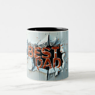 Best dad Two-Tone coffee mug