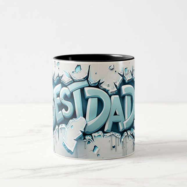 Best dad Two-Tone coffee mug (Center)