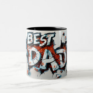 Best dad Two-Tone coffee mug