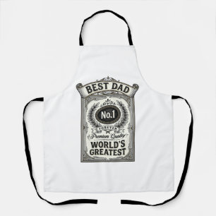 Best Dad Vintage Engraving Father’s Day Apron
