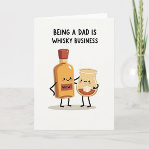 Best Dad Whisky Business Card