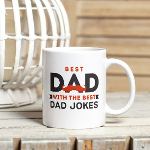 Best Dad With The Best Dad Jokes Father's Day Coffee Mug