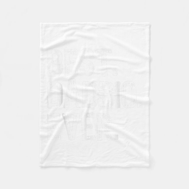 Best Daddio Ever Funny Cool _1  Fleece Blanket (Front)