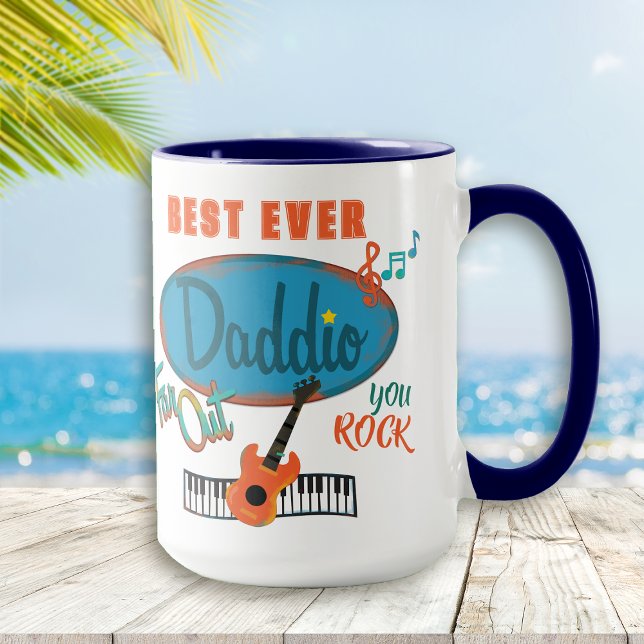 Best Daddio Far Out Retro Mug (Creator Uploaded)