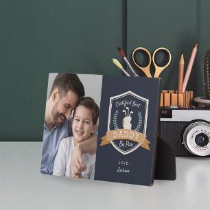Best Daddy By Par   Golf Dad Photo Plaque