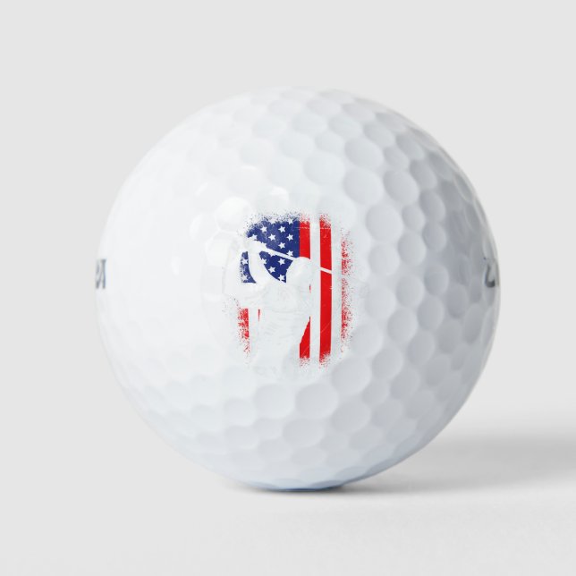 Best DADDY By Par Golfer Golfing Golf Balls (Front)