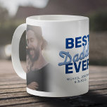 Best Daddy Ever 2 Photo Coffee Mug<br><div class="desc">No hero is greater than a father! Show him your love with our gorgeous gift – a beautiful memento that features two family photos, the children's names, and the words 'Best Daddy Ever'. It's the gift that keeps on giving every time he looks at it. Because the best dads deserve...</div>