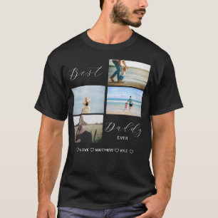 Best Daddy Ever - Custom Family Photo Keepsake T-Shirt