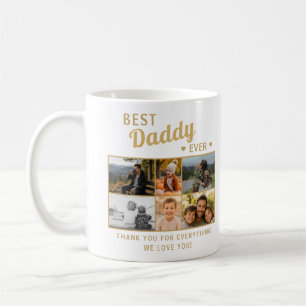 Best Daddy Ever Family Father's Day Photo Coffee Mug