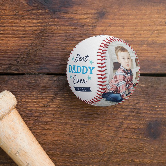 Best Daddy Ever | Father's Day Photo Baseball (Creator Uploaded)