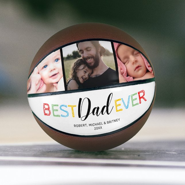 Best Daddy Ever | Fathers Day Photo Basketball (Creator Uploaded)