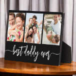 Best Daddy Ever - Father's Day Photo Collage Plaque<br><div class="desc">Celebrate your dad with the "Best Daddy Ever" Father's Day Photo Collage Plaque, a heartfelt tribute to the man who means the world to you. This beautifully crafted plaque features a high-quality, customisable photo collage, allowing you to showcase cherished memories and special moments. The collage is elegantly arranged around the...</div>