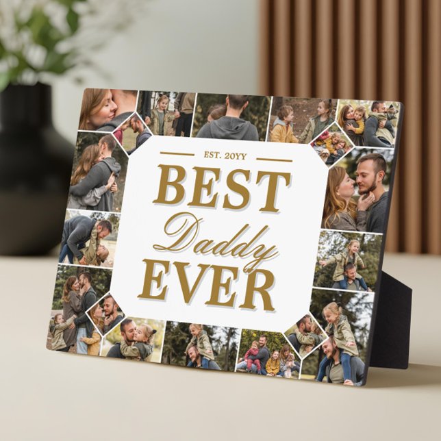 Best Daddy Ever Father's Day Photo Frame Collage (Best Daddy Ever Father's Day Photo Frame Collage)