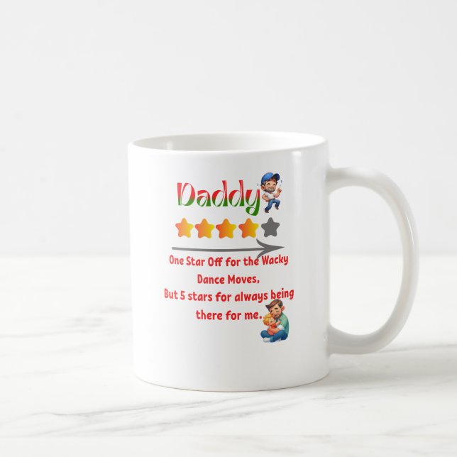  Best Daddy Ever – Funny Father’s Day Gift  Coffee Mug (Right)
