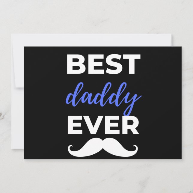 Best Daddy Ever Holiday Card (Front)