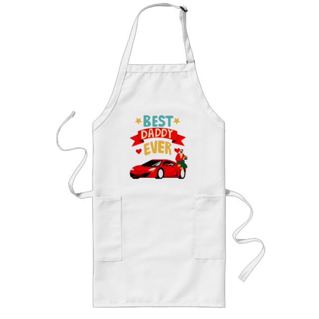 Best Daddy Ever Long Apron (Front)