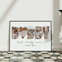 Best Daddy Ever Modern Photo Collage Father's Day