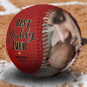 Best Daddy Ever Photo Baseball