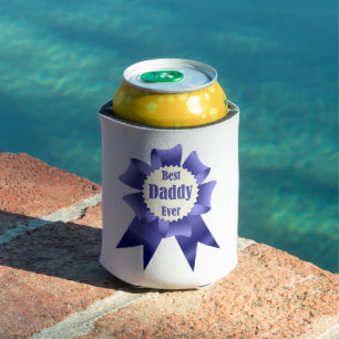 Best Daddy Ever winner award ribbon for Father Can Cooler