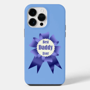 Best Daddy Ever winner award ribbon for Father iPhone 14 Pro Max Case