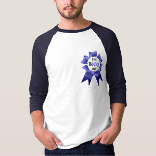 Best Daddy Ever winner award ribbon for Father T-Shirt