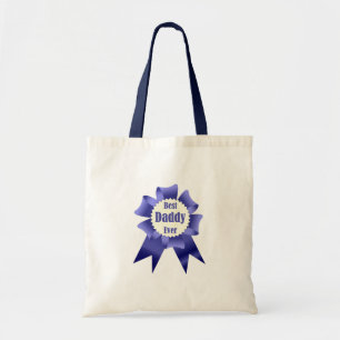 Best Daddy Ever winner award ribbon for Father Tote Bag