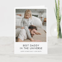 Best Daddy in the Universe | Modern Father's Day