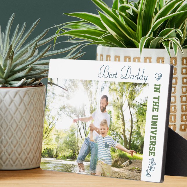 Best Daddy in the Universe Photo Plaque (Creator Uploaded)