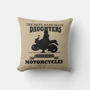 best dads daughter ride motorcycle cushion