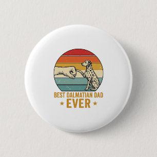 Best Dalmatian Dad Ever Vintage Fist Bump Shirt_1 6 Cm Round Badge