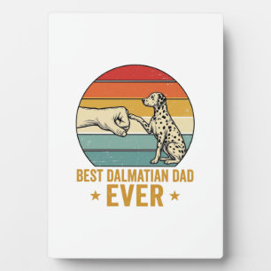 Best Dalmatian Dad Ever Vintage Fist Bump Shirt_1 Plaque