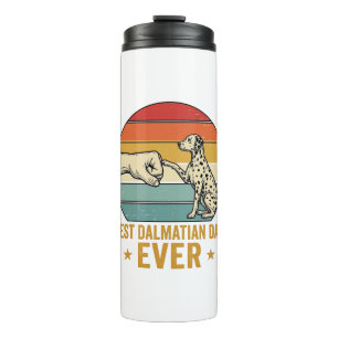 Best Dalmatian Dad Ever Vintage Fist Bump Shirt_1 Thermal Tumbler