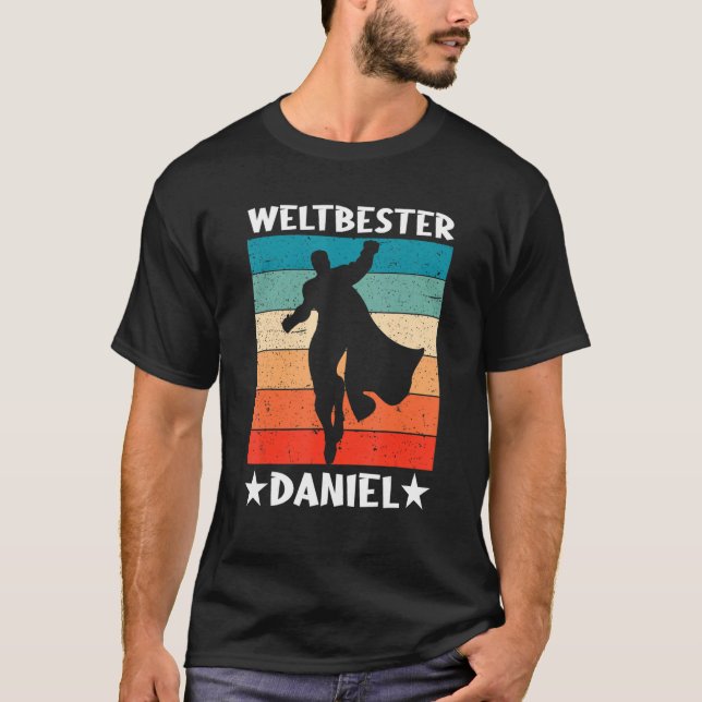Best Daniel Der Welt World's best Daniel T-Shirt (Front)