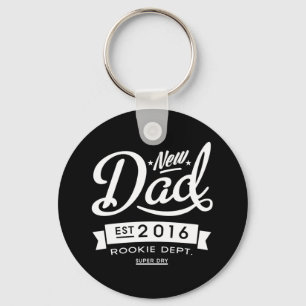 Best Dark New Dad 2016 Key Ring