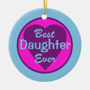 Best Daughter Ever Personalised Ornament