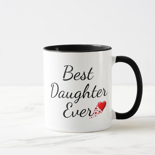 BEST DAUGHTER EVER Personalised Proverbs 31 Mug (Right)