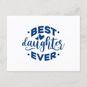 Best Daughter Ever Postcard