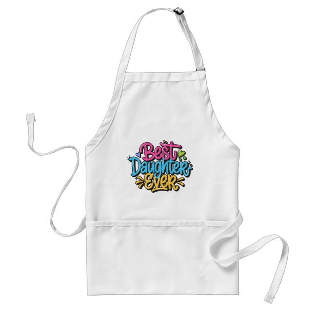Best Daughter Ever (Style 3) Standard Apron (Front)