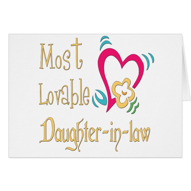 Best Daughter-in-law Gifts (Front Horizontal)