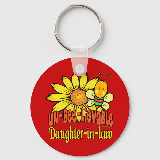 Best Daughter-in-law Gifts Key Ring (Front)