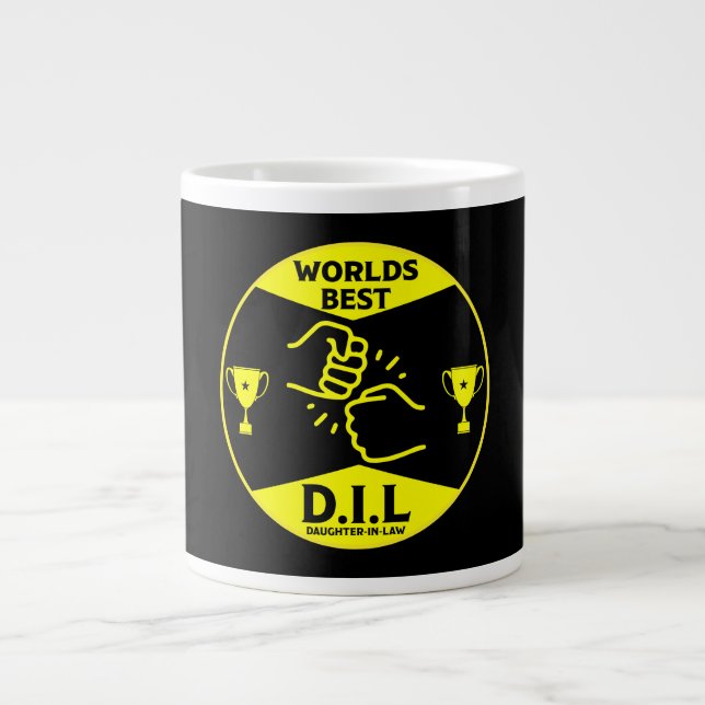 Best Daughter-In+law Gifts Large Coffee Mug (Front)