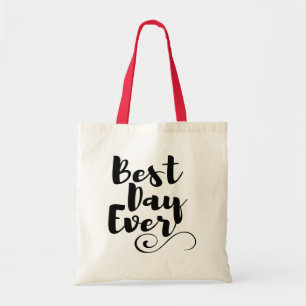 Best Day Ever Bachelorette Party Wedding Tote Bag