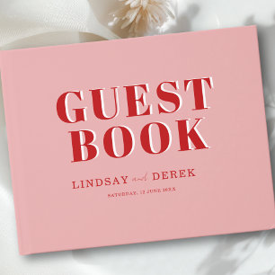 Best Day Ever! Bold Font Wedding  Guest Book